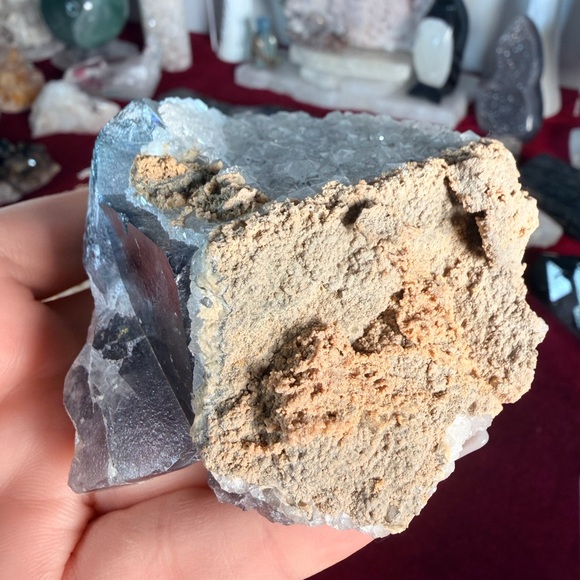Natural Fluorite & Quartz Nigeria | Raw Crystal Specimen | Clarity • Focus • - Picture 4 of 8